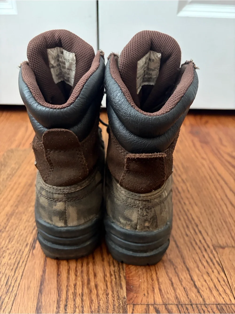 Georgia Boot Kids' Brown Camo Waterproof Hiking Boots Size 1
